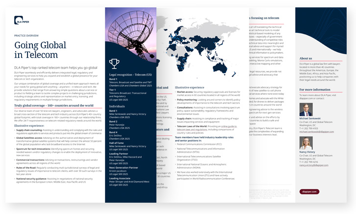 Going Global in Telecom Brochure